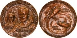 World Coins - France, Medal, Premiers Spationautes Français, Baudry-chrétien, Sciences &