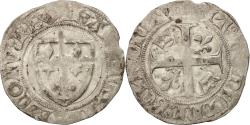 World Coins - Coin, France, Charles VI, Blanc Guénar, Saint Lô, , Billon