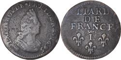 World Coins - Coin, France, Louis XIV, Liard de France, 1695, Lille, , Copper