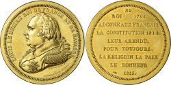 World Coins - France, Medal, Les rois de France, Louis XVIII, History, Piéfort,