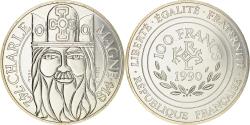 World Coins - Coin, France, Charlemagne, 100 Francs, 1990, ESSAI, , Silver
