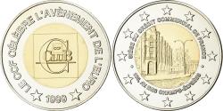 World Coins - France, Medal, Le CCF célèbre l'Avènement de l'Euro, 1999, Bi-Metallic