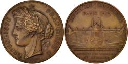 World Coins - France, Medal, French Third Republic, Sciences & Technologies, 1878, Oudiné