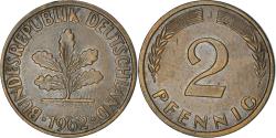 World Coins - Coin, GERMANY - FEDERAL REPUBLIC, 2 Pfennig, 1962, Hambourg, , Bronze