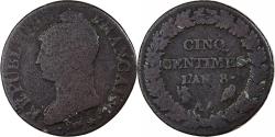 World Coins - France, 5 Centimes, Dupré, AN 8, Metz, Copper,