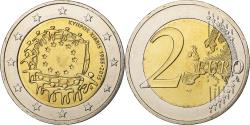 World Coins - Cyprus, 2 Euro, 2015, Bi-Metallic,