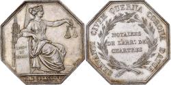 World Coins - France, Token, Notaires de l'Arrondissement de Chartres, 1836, Silver, Barre