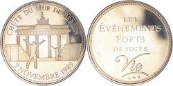World Coins - France, Medal, Les événements forts de votre vie, Chute du mur de Berlin