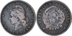 World Coins - Argentina, 2 Centavos, 1890, , Bronze, KM:33