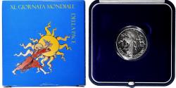 World Coins - Vatican, 5 Euro, Pape Benoit XVI, 40th World Day of Peace, Proof, 2007, Rome