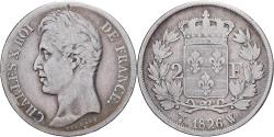 World Coins - France, Charles X, 2 Francs, 1826, Lille, Silver, , Gadoury:516