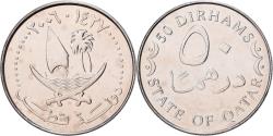 World Coins - Qatar, 50 Dirhams, 2006, MUNZE OSTERREICH, Copper-nickel, , KM:15