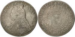 World Coins - Coin, France, Louis XV, Écu aux branches d'olivier, 1738, Aix,