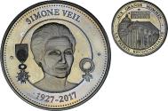 World Coins - France, Medal, Simone Veil, Collection Panthéon, , Copper-nickel