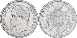 World Coins - Coin, France, Napoleon III, 2 Francs, 1866, Strasbourg, , Silver