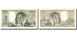 World Coins - France, 500 Francs, Pascal, 1981, 1981-06-04, EF(40-45), Fayette:71.24, KM:156e