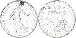 World Coins - Coin, France, 1/2 Franc, 1984