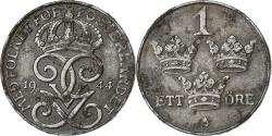 World Coins - Sweden, Gustaf V, Ore, 1944, Iron, , KM:810