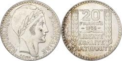 World Coins - France, 20 Francs, Turin, 1938, Paris, Silver, , Gadoury:852, KM:879