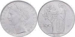 World Coins - Italy, 100 Lire, 1962, Rome, Acier inoxydable,