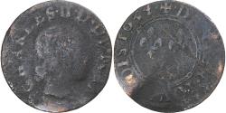 World Coins - Principality of Arches-Charleville, Charles II de Gonzague, Denier Tournois