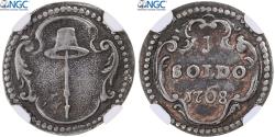 World Coins - Coin, France, Pascal Paoli, Soldo, 1768, Corte, NGC, , Billon, graded