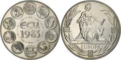 World Coins - France, Medal, Ecu Europa, Europe Assise, 1983, Copper-nickel,