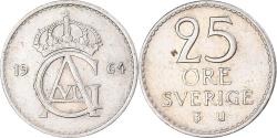 World Coins - Coin, Sweden, 25 Öre, 1964