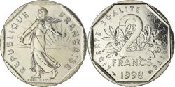 World Coins - Coin, France, Semeuse, 2 Francs, 1998, FDC, , Nickel, KM:942.1