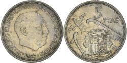 World Coins - Coin, Spain, Caudillo and regent, 5 Pesetas, 1970, , Copper-nickel