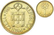 World Coins - Coin, Portugal, Escudo, 1986