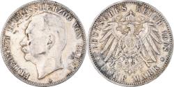 World Coins - Coin, German States, BADEN, Friedrich II, 5 Mark, 1908, Karlsruhe,