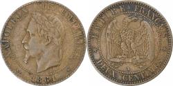World Coins - France, Napoleon III, 2 Centimes, 1861, Paris, Bronze, , Gadoury:104