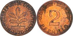 World Coins - Coin, GERMANY - FEDERAL REPUBLIC, 2 Pfennig, 1970, Hambourg, , Copper