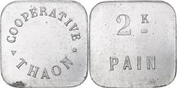 World Coins - France, Coopérative Thaon, 2 kg Pain, AU(55-58), Aluminium, Elie:20.5