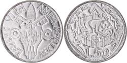 World Coins - Coin, VATICAN CITY, Paul VI, 50 Lire, 1975, , Stainless Steel, KM:129