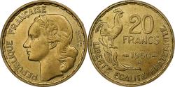 World Coins - France, 20 Francs, Guiraud, 1950, Beaumont-Le-Roger, 3 faucilles