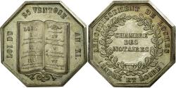 World Coins - France, Token, Notaires de l'Arrondissement de Loches, n.d., Silver,