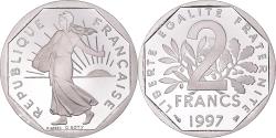 World Coins - Coin, France, Semeuse, 2 Francs, 1997, Paris, Proof / BE, , Nickel