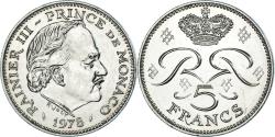 World Coins - Coin, Monaco, Rainier III, 5 Francs, 1978, Monaco, , Cupronickel
