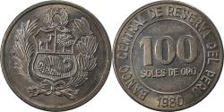 World Coins - Coin, Peru, 100 Soles, 1980