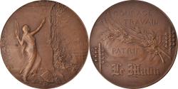 World Coins - France, Medal, Art Nouveau, Journal Le Matin, Riberon, , Bronze
