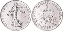 World Coins - Coin, France, Semeuse, Franc, 1988, Paris, série FDC, , Nickel