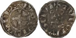 World Coins - France, Louis VIII-IX, Denier Tournois, 1223-1244, Billon,