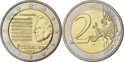World Coins - Luxembourg, 2 Euro, Henri I National Anthem, 2013, Utrecht, Bi-Metallic,