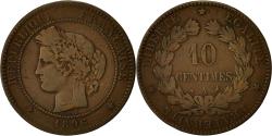 World Coins - Coin, France, Cérès, 10 Centimes, 1896, Paris, Torche, , Bronze