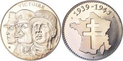 World Coins - France, Medal, Seconde Guerre Mondiale, La Victoire de 1945, WAR,