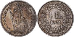 World Coins - Coin, Switzerland, Franc, 1931, Bern, , Silver, KM:24