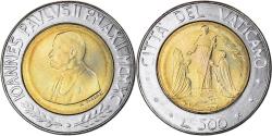 World Coins - Coin, VATICAN CITY, John Paul II, 500 Lire, 1990, , Bi-Metallic, KM:225