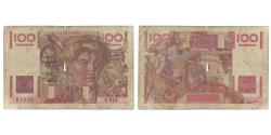 World Coins - France, 100 Francs, Jeune Paysan, 1947, C.213, VG(8-10), Fayette:28.15, KM:128b